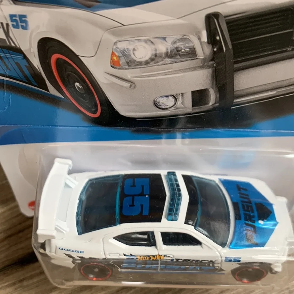 Hot Wheels Dodge Charger Drift White Police Cop Car HW Metro Hotwheels 2023 New